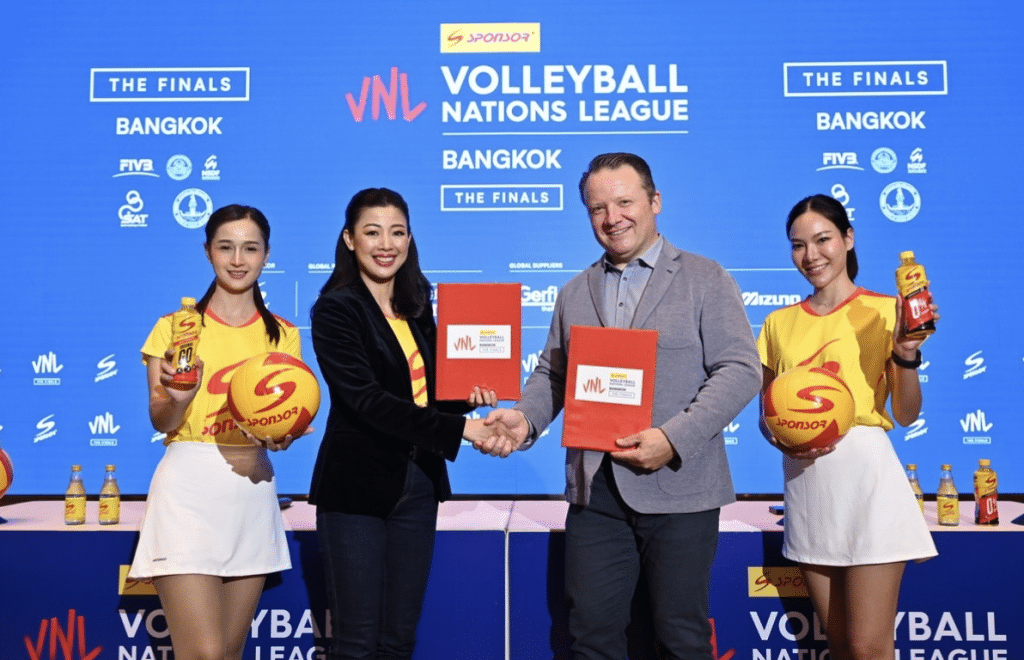 สปอนเซอร์ จับมือ Volleyball World