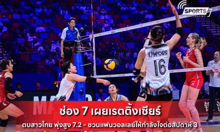 ช่อง 7 เผยเรตติ้งเชียร์