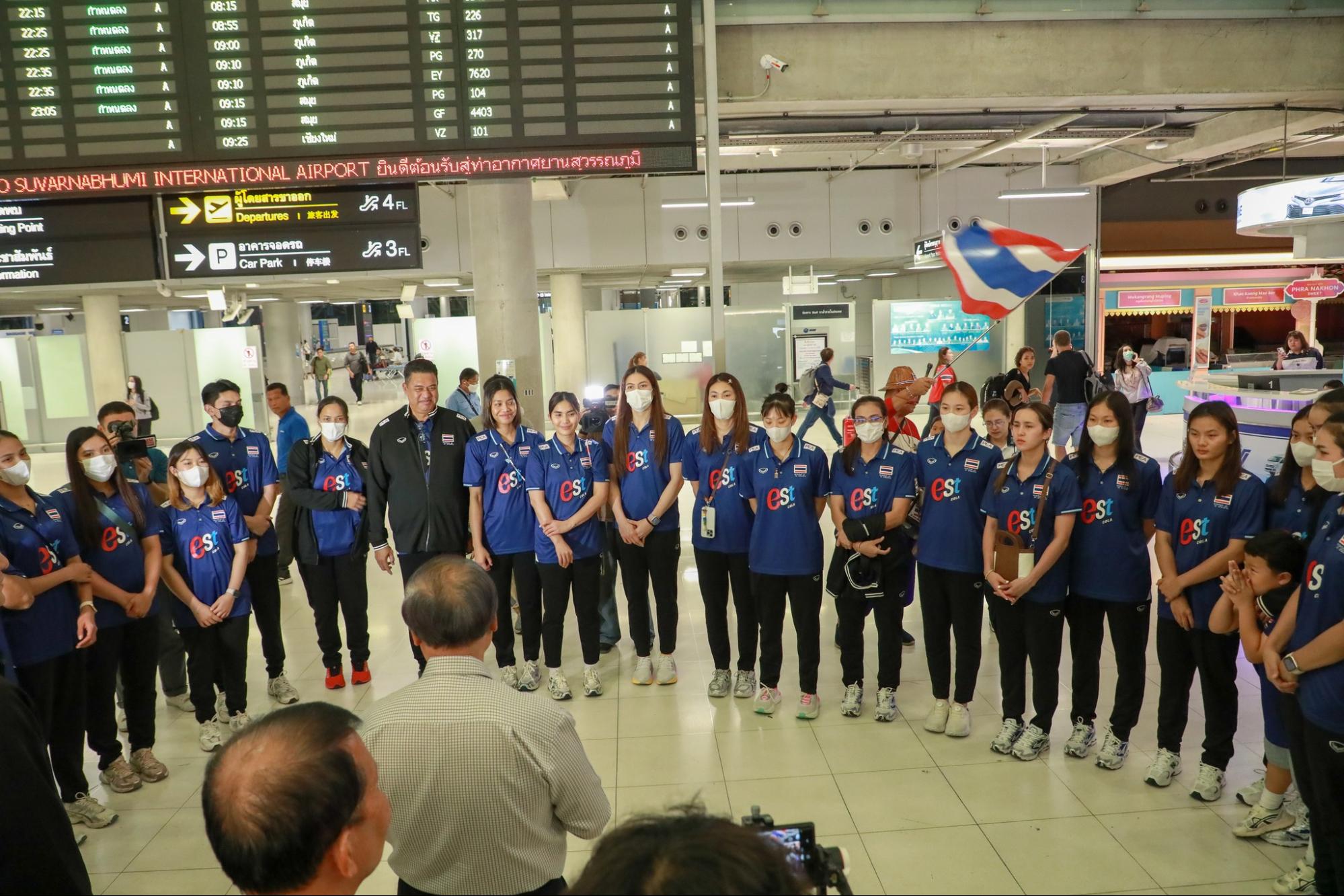 วอลเลย์บอลหญิงไทย กลับถึงบ้าน - เตรียมพร้อมลุยเนชันส์ ลีก สัปดาห์ 2 ต่อ