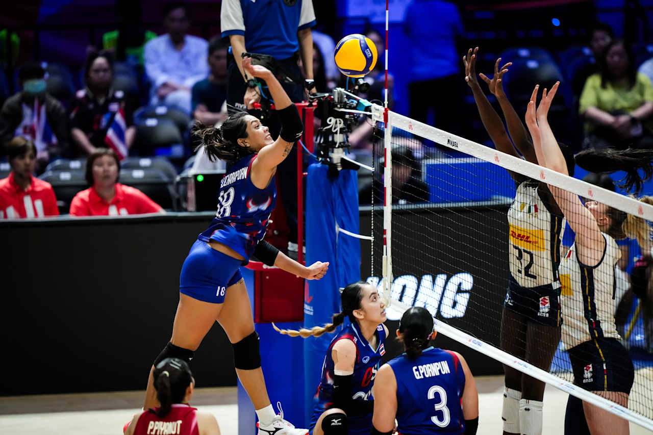 ตบสาวไทย สุดต้าน อิตาลี-พ่าย 0 ต่อ 3 เซต ยังเก็บชัยไม่ได้ ใน เนชันส์ ลีก วีก 2