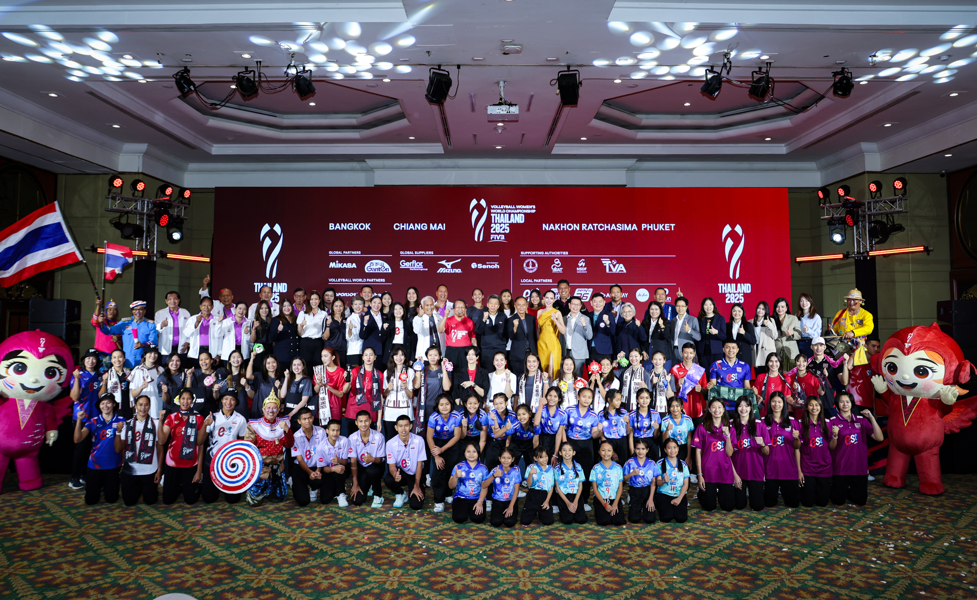 วอลเลย์บอลชิงแชมป์โลก 2025 - เปิดตัวมาสคอต เล็งให้ เด็กนักเรียน ผู้พิการ เข้าชมฟรี